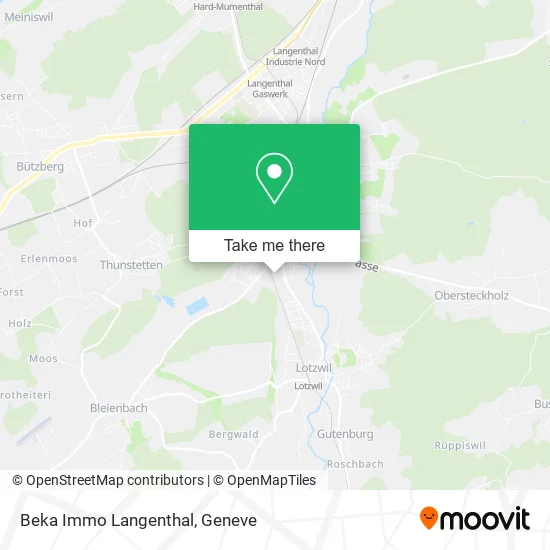 Beka Immo Langenthal map