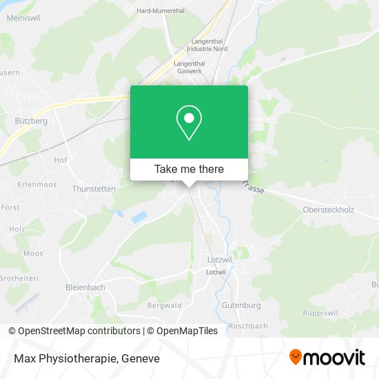 Max Physiotherapie map