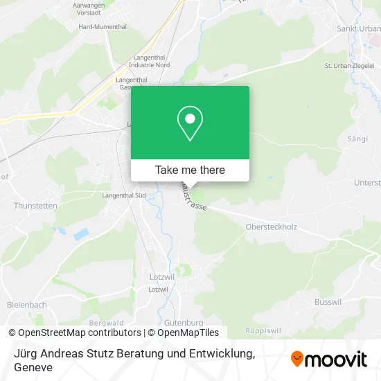 Jürg Andreas Stutz Beratung und Entwicklung map