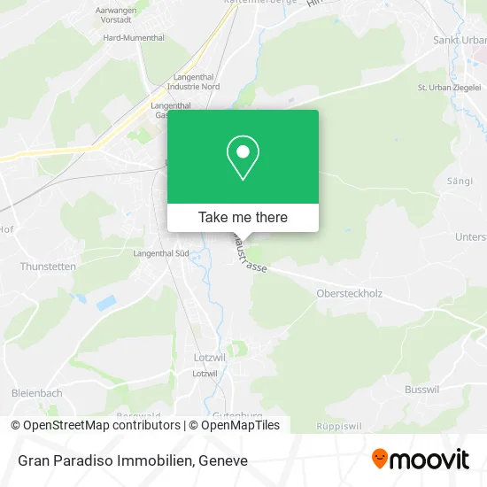 Gran Paradiso Immobilien map