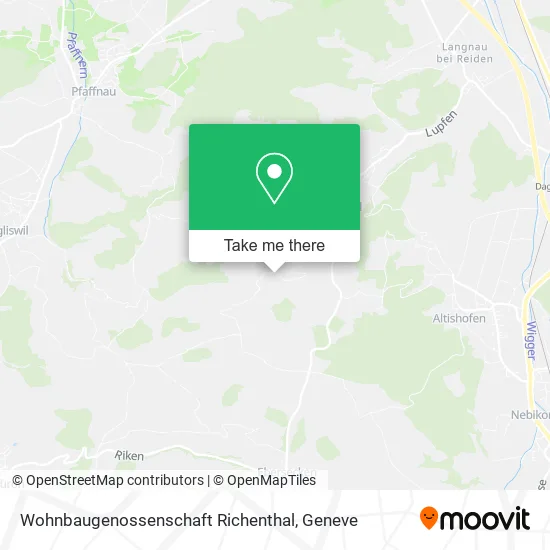 Wohnbaugenossenschaft Richenthal map