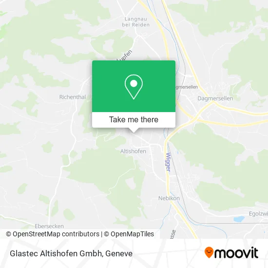 Glastec Altishofen Gmbh map
