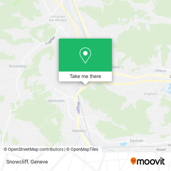 Snowcliff map