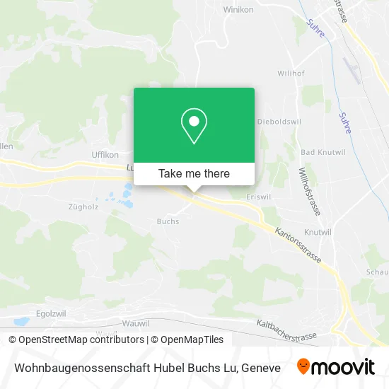 Wohnbaugenossenschaft Hubel Buchs Lu map