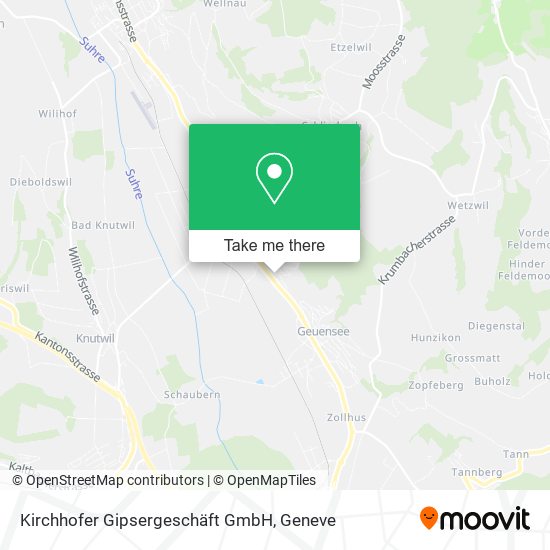 Kirchhofer Gipsergeschäft GmbH map