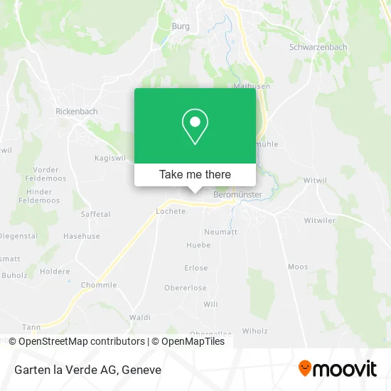 Garten la Verde AG map
