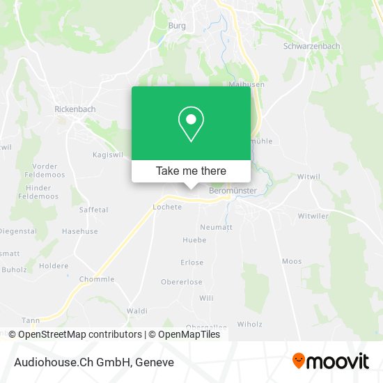Audiohouse.Ch GmbH map