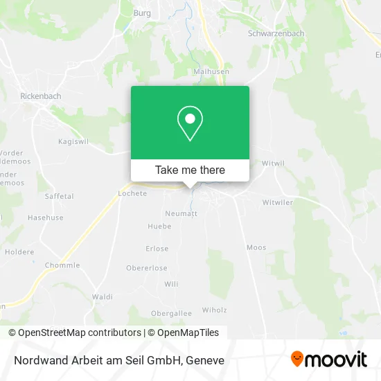 Nordwand Arbeit am Seil GmbH map