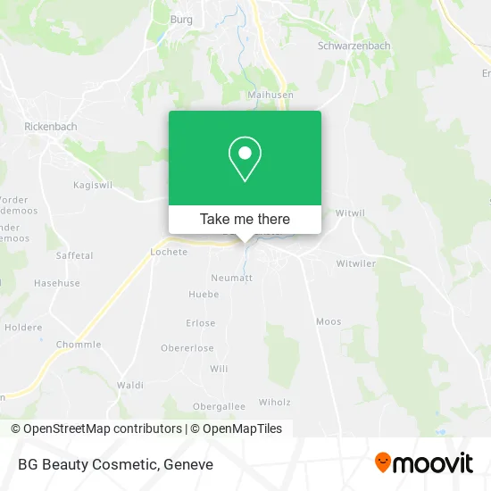 BG Beauty Cosmetic map