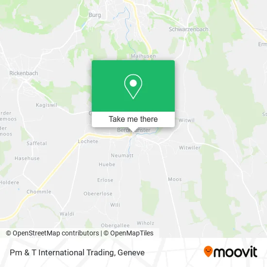 Pm & T International Trading map