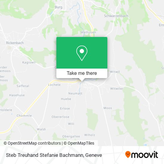 Steb Treuhand Stefanie Bachmann map