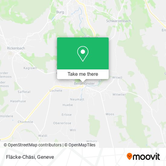 Fläcke-Chäsi map