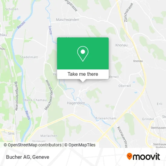Bucher AG map