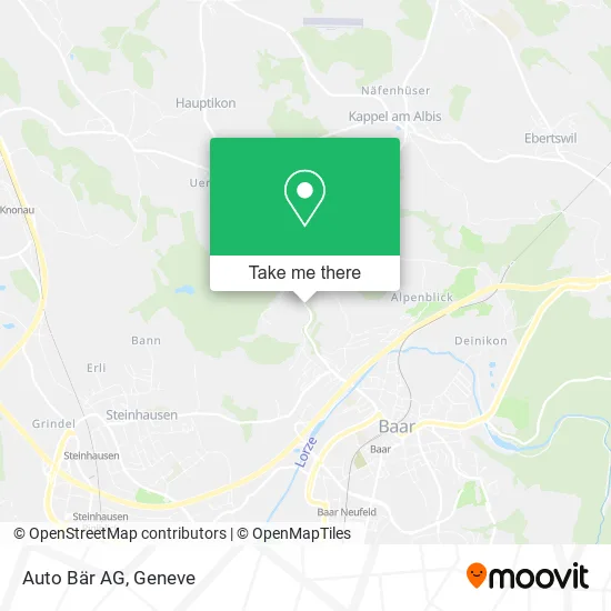 Auto Bär AG map