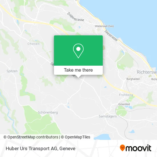 Huber Urs Transport AG map