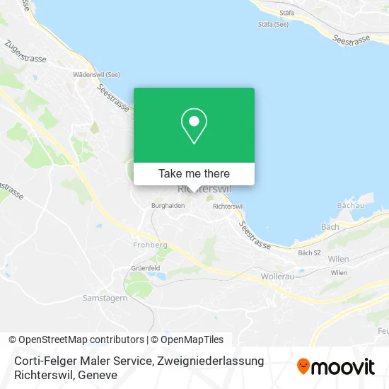 Corti-Felger Maler Service, Zweigniederlassung Richterswil map