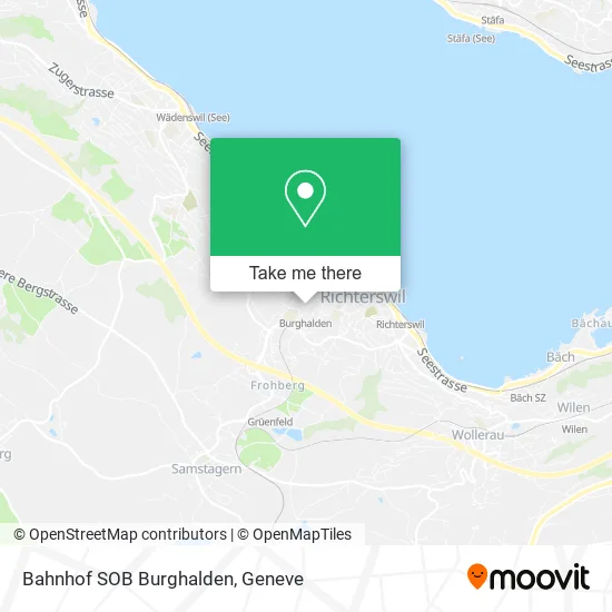 Bahnhof SOB Burghalden map