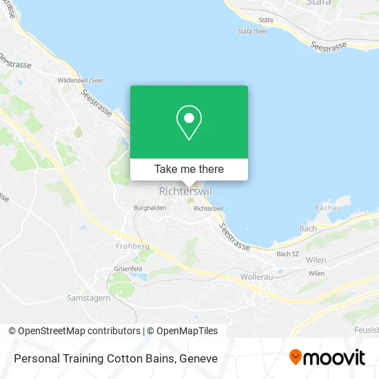 Personal Training Cotton Bains map