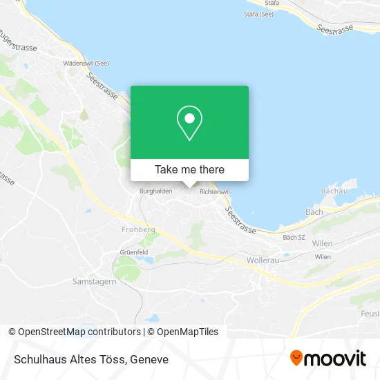 Schulhaus Altes Töss plan
