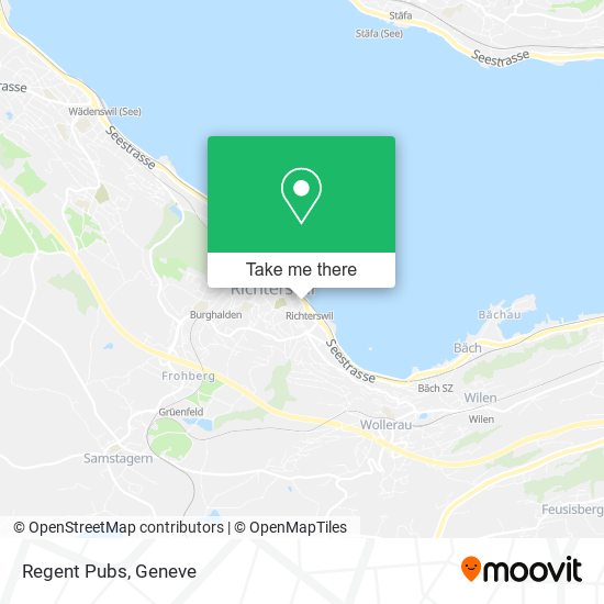 Regent Pubs map