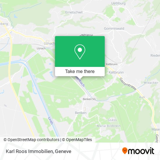 Karl Roos Immobilien map