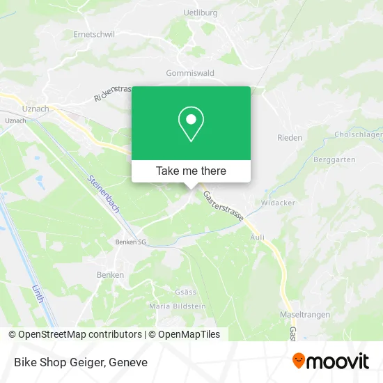 Bike Shop Geiger map