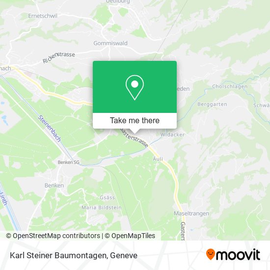 Karl Steiner Baumontagen map