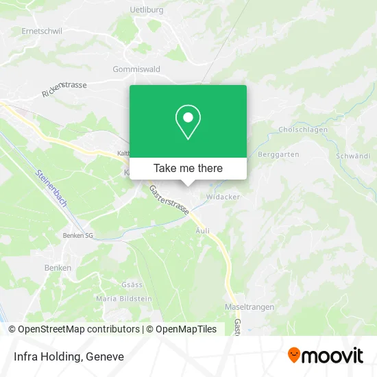Infra Holding map