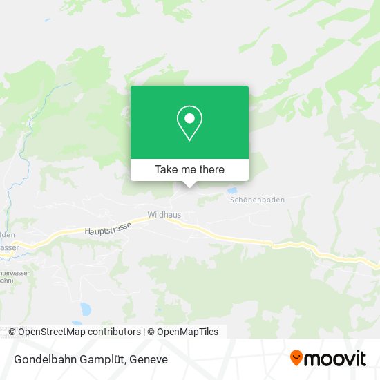 Gondelbahn Gamplüt map