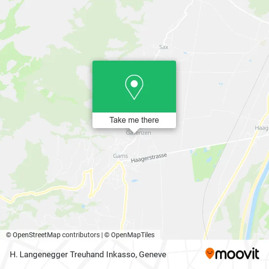 H. Langenegger Treuhand Inkasso map