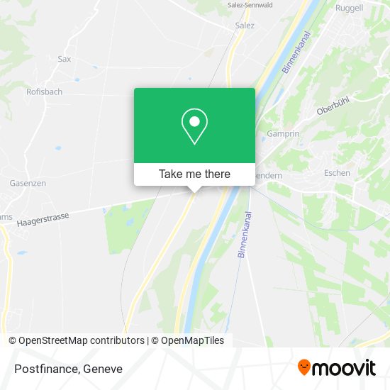 Postfinance map