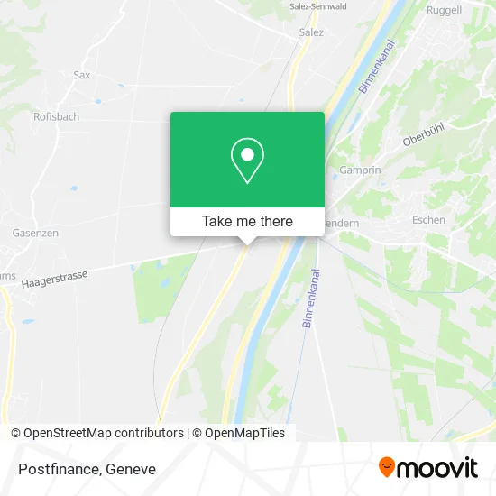 Postfinance map