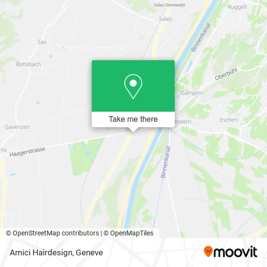 Amici Hairdesign map