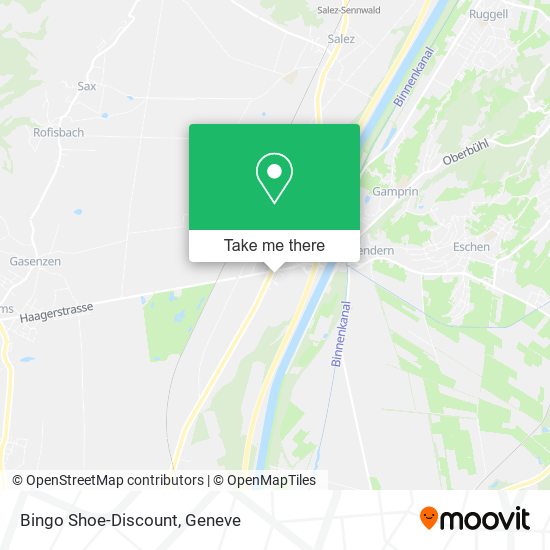 Bingo Shoe-Discount map