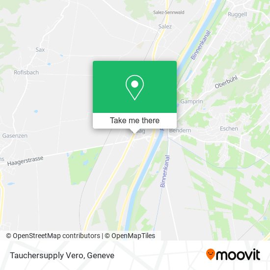 Tauchersupply Vero map