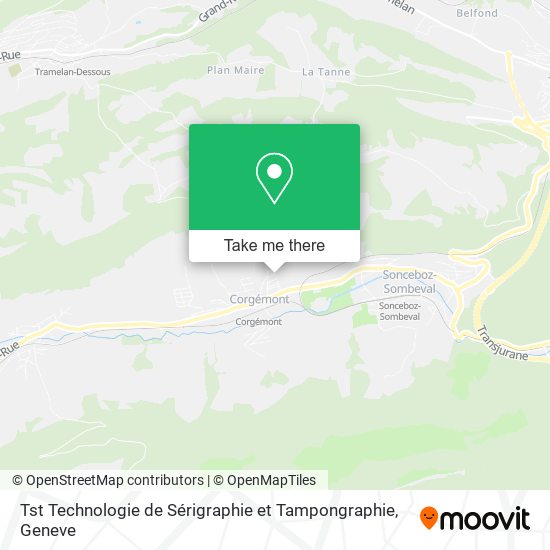 Tst Technologie de Sérigraphie et Tampongraphie map