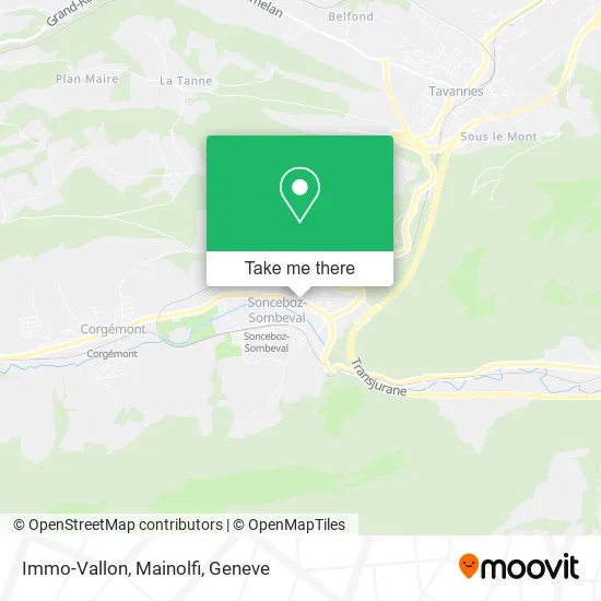 Immo-Vallon, Mainolfi map