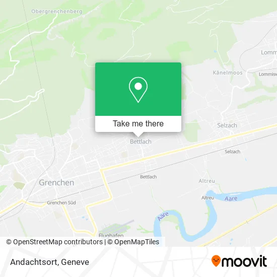 Andachtsort map