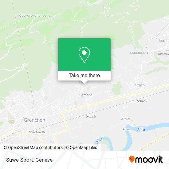 Suwe-Sport map