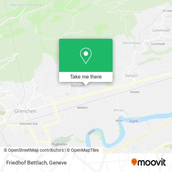 Friedhof Bettlach plan