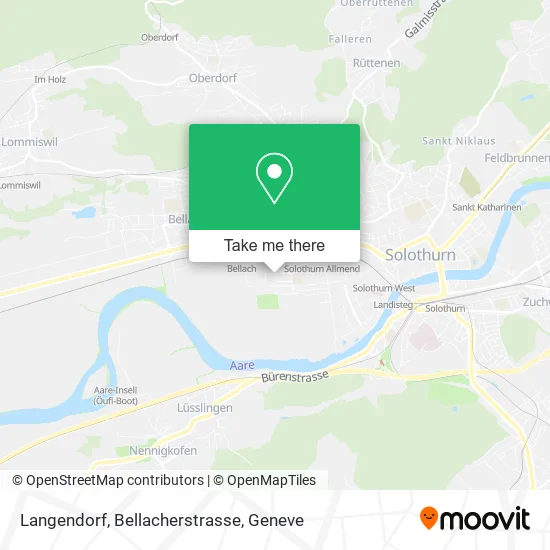 Langendorf, Bellacherstrasse map