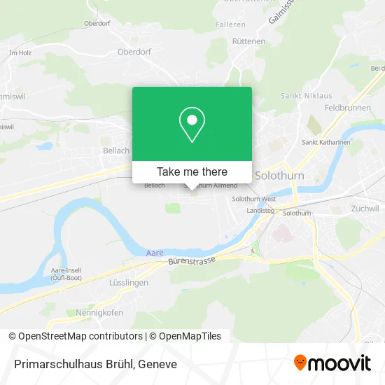 Primarschulhaus Brühl map