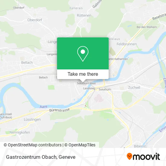 Gastrozentrum Obach map