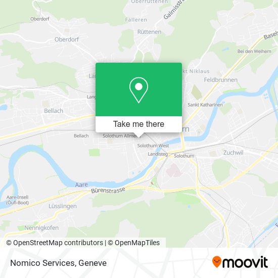 Nomico Services map