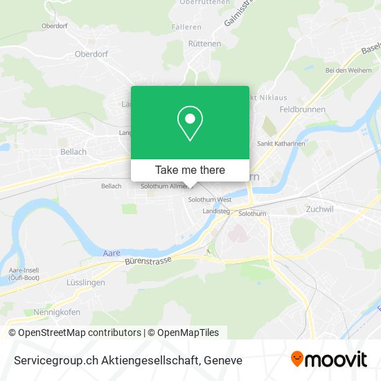 Servicegroup.ch Aktiengesellschaft map