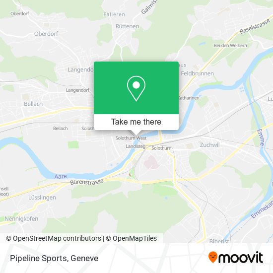 Pipeline Sports map