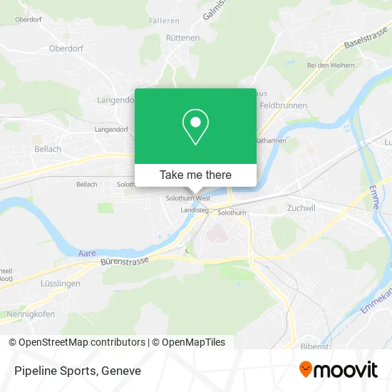 Pipeline Sports map