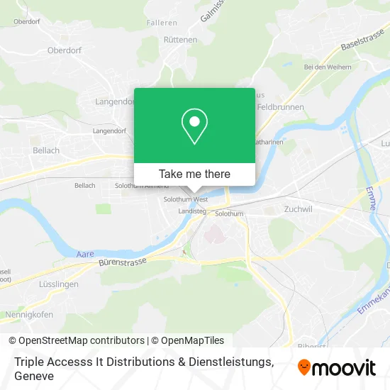 Triple Accesss It Distributions & Dienstleistungs map