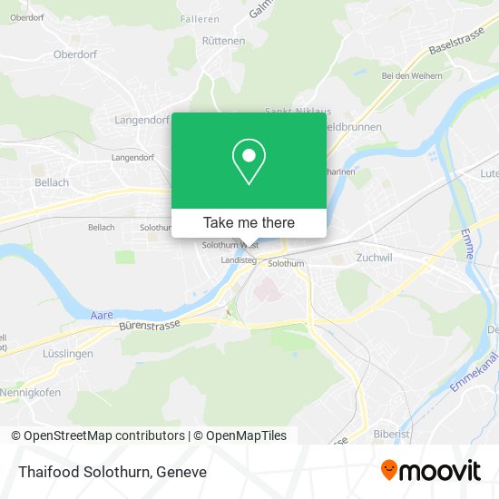Thaifood Solothurn map