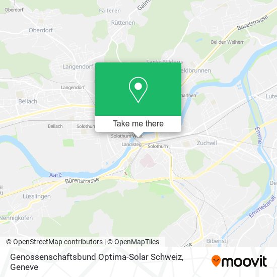 Genossenschaftsbund Optima-Solar Schweiz map